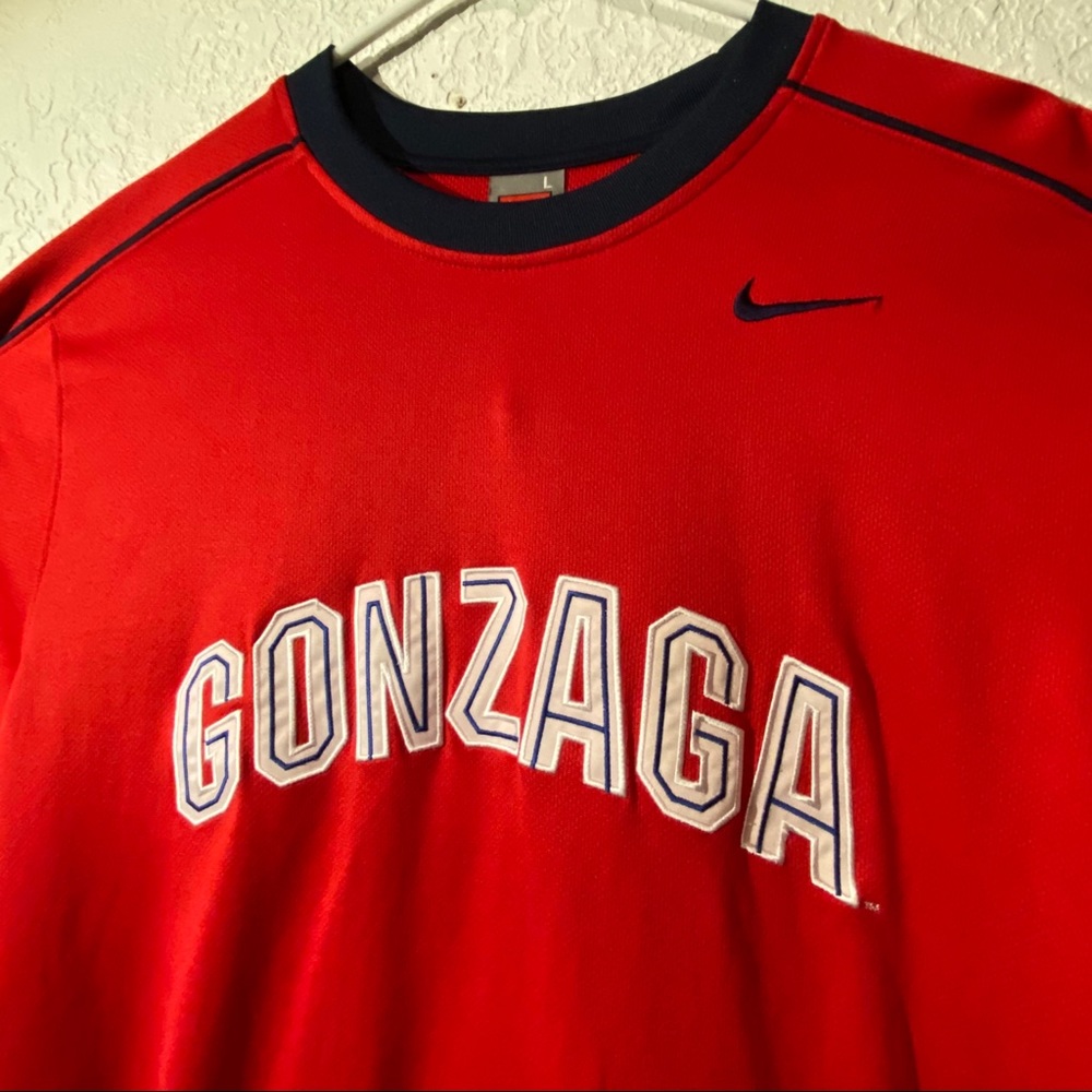 Gonzaga Long Sleeve Jersey Vintage Sz L